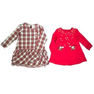 Disney Minnie Mouse Plaid and Red Dresses